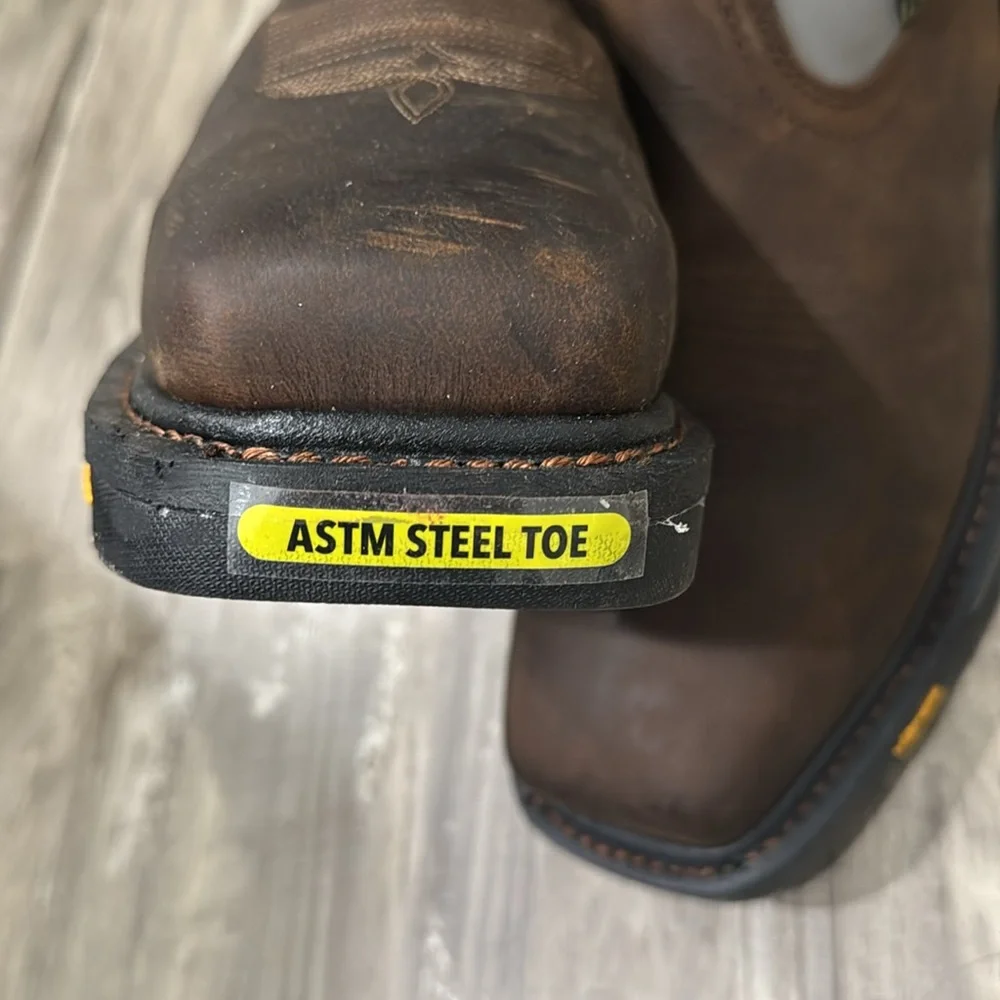Justin Steel Toe Work Boot - Picture 3 of 10